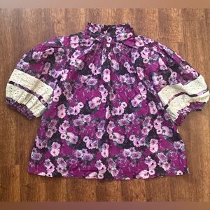 &Merci Puff Sleeve Top